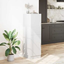 Berkfield Home Kitchen Cabinet White 38x41.5x131.5 cm Engineered Wood - thumbnail 3