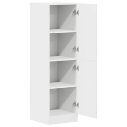 Berkfield Home Kitchen Cabinet White 38x41.5x131.5 cm Engineered Wood - thumbnail 5