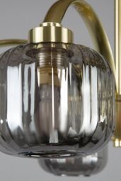 BHS Lighting Lyna Flush Ceiling Light in Gold - thumbnail 3
