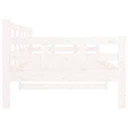 Berkfield Home Beautiful Day Bed White Solid Wood Pine 90x190 cm - thumbnail 9