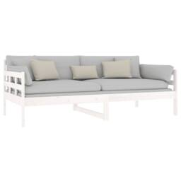 Berkfield Home Beautiful Day Bed White Solid Wood Pine 90x190 cm - thumbnail 6