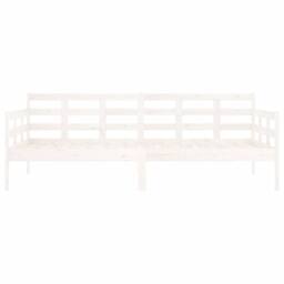 Berkfield Home Beautiful Day Bed White Solid Wood Pine 90x190 cm - thumbnail 8