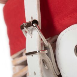 Red Hamper Wicker 41cm White Hamper with Cotton Lining in Red - thumbnail 5