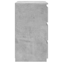 Berkfield Home Bed Cabinet Concrete Grey 40x35x62.5 cm Engineered Wood - thumbnail 4