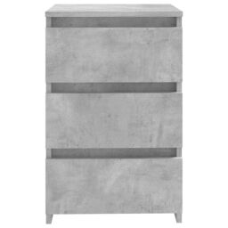 Berkfield Home Bed Cabinet Concrete Grey 40x35x62.5 cm Engineered Wood - thumbnail 3