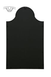 "MirrorOutlet Black Metal Framed Arched Wall Mirror 41"" X 24"" (104CM X 62CM) - Size: 1 Pack" - thumbnail 4