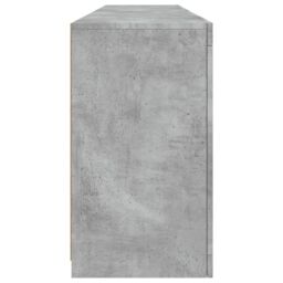 Berkfield Home Sideboard with LED Lights Concrete Grey 164x37x67 cm - Size: 164 x 37 x 67 cm - thumbnail 8