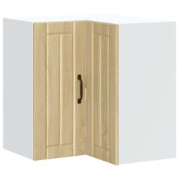 Berkfield Home Kitchen Wall Corner Cabinet Lucca Sonoma Oak Engineered Wood in Brown - thumbnail 2