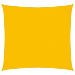 Berkfield Home Sunshade Sail Oxford Fabric Square 3.6x3.6 m Yellow - thumbnail 2