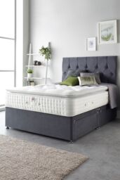 Aspire Alpaca Silk 3000 Pocket Pillowtop Mattress in White - Size: Single - thumbnail 1