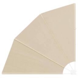 Berkfield Home Balcony Privacy Screen Folding Manual Beige 140 x 140 cm Fabric - thumbnail 1