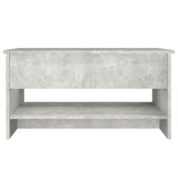 Berkfield Home Coffee Table Concrete Grey 80x50x40 cm Engineered Wood - Size: 80 x 50 x 40 cm - thumbnail 6
