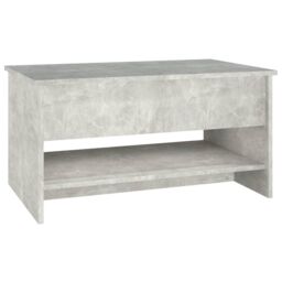 Berkfield Home Coffee Table Concrete Grey 80x50x40 cm Engineered Wood - Size: 80 x 50 x 40 cm - thumbnail 5