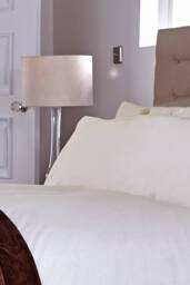 Martex Ivory Bolster Pillowcase Cotton Percale - Sestina 100% Cotton Bolster - Size: Single - thumbnail 2
