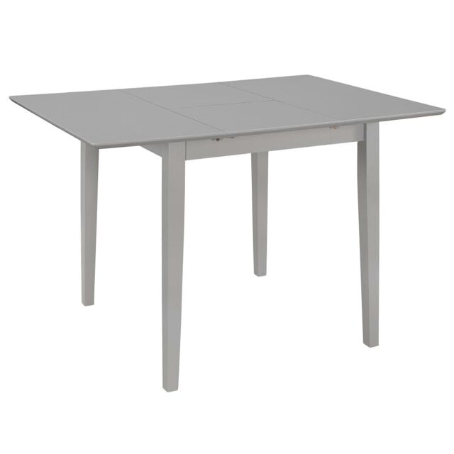 Berkfield Home Extendable Dining Table Grey (80-120)x80x74 cm MDF - image 1