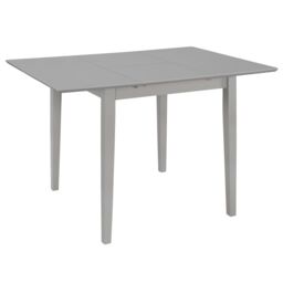Berkfield Home Extendable Dining Table Grey (80-120)x80x74 cm MDF - thumbnail 1