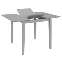 Berkfield Home Extendable Dining Table Grey (80-120)x80x74 cm MDF - thumbnail 2