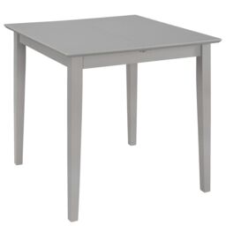 Berkfield Home Extendable Dining Table Grey (80-120)x80x74 cm MDF - thumbnail 3