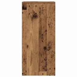 Berkfield Home Sideboard Old Wood 29.5x34x76 cm Engineered Wood in Brown - thumbnail 7
