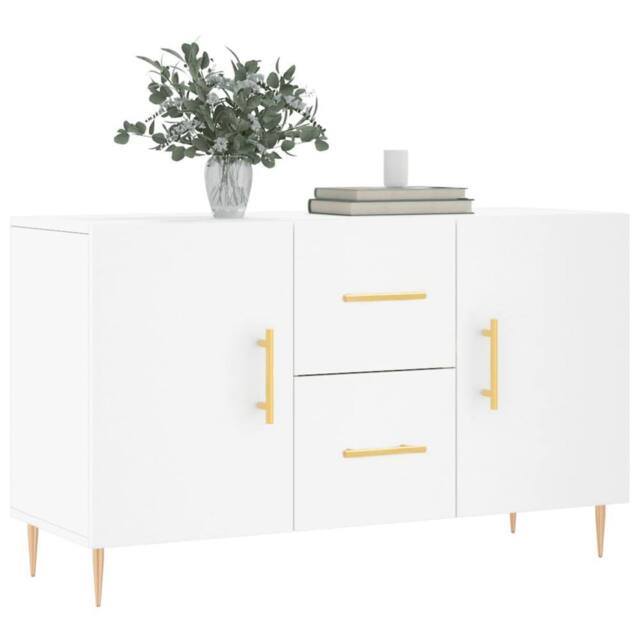Berkfield Home Sideboard White 100x36x60 cm Engineered Wood - Size: 100 x 36 x 60 cm - image 1