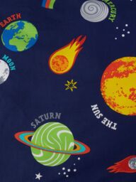 Catherine Lansfield 'Lost In Space' Duvet Cover Set in Blue - Size: Single - thumbnail 4