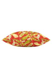 Wylder Tropics Lorena Water & UV Resistant Reversible Outdoor Cushion in Dark Red - Size: 43 cm x 43 cm - thumbnail 2