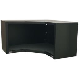 Loops 930mm Heavy Duty Modular Corner Wall Cabinet - Steel Construction - Fixings in Metallics - thumbnail 3