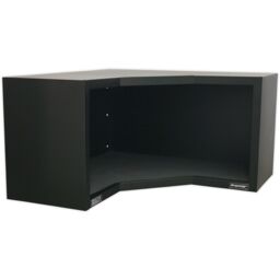 Loops 930mm Heavy Duty Modular Corner Wall Cabinet - Steel Construction - Fixings in Metallics - thumbnail 5