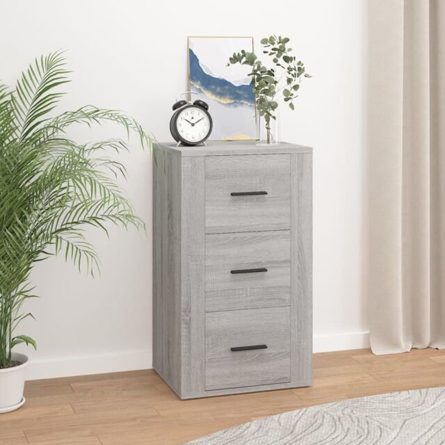 Berkfield Home Sideboard Grey Sonoma 40x33x70 cm Engineered Wood - Size: 40 x 33 x 70 cm - image 1