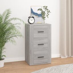 Berkfield Home Sideboard Grey Sonoma 40x33x70 cm Engineered Wood - Size: 40 x 33 x 70 cm - thumbnail 1
