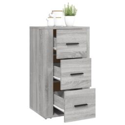 Berkfield Home Sideboard Grey Sonoma 40x33x70 cm Engineered Wood - Size: 40 x 33 x 70 cm - thumbnail 4