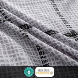 Pamposh Microfibre Duvet Cover Set King Size Reversible Quilt Covers in Grey - Size: Single - thumbnail 9