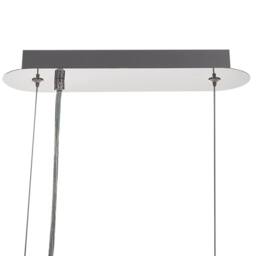 Wyld and Coco Chrome Crystal Chandelier Pendant Light with Adjustable Cord in Silver - thumbnail 6