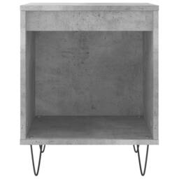 Berkfield Home Bedside Cabinets 2 pcs Concrete Grey 40x35x50 cm Engineered Wood - Size: 40 x 35 x 50 cm - thumbnail 5