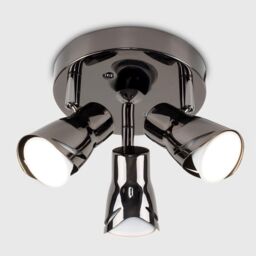 ValueLights Sleek Spotlight 3 Way Black Ceiling Bar Spotlight - thumbnail 3
