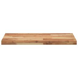 Berkfield Home Bathroom Vanity Top Oil Finished 80x50x4 cm Solid Wood Acacia in Brown - Size: 80 x 50 x 4 cm - thumbnail 3