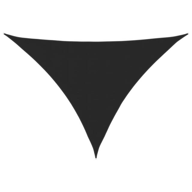 Berkfield Home Sunshade Sail Oxford Fabric Triangular 3x4x4 m Black - image 1
