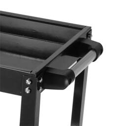 Nordara 3 Tier Tool Cart Heavy Duty Garage Trolley Workshop Storage in Black - Size: 10000mm x 520mm - thumbnail 5