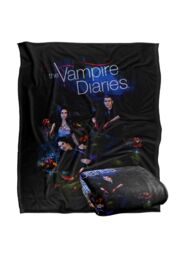 Warner Brothers Vampire Diaries Tempted Silky Touch Super Soft Throw Blanket in White - thumbnail 2