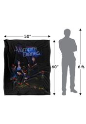 Warner Brothers Vampire Diaries Tempted Silky Touch Super Soft Throw Blanket in White - thumbnail 5