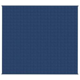 Berkfield Home Weighted Blanket Blue 200x230 cm 13 kg Fabric - thumbnail 3