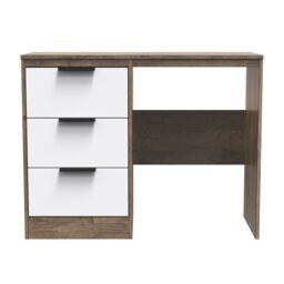Ready Assembled 2 U Denver 3 Drawer Vanity (Ready Assembled) in Dark Brown - thumbnail 2
