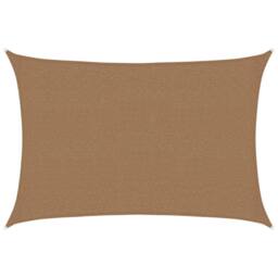Berkfield Home Sunshade Sail 160 g/m¬≤ Taupe 2.5x3.5 m HDPE - thumbnail 2