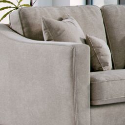 The Great Sofa Company Jackson 3 Seater Chenille Sofa in Stone - thumbnail 3