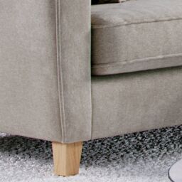 The Great Sofa Company Jackson 3 Seater Chenille Sofa in Stone - thumbnail 5