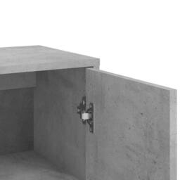 Berkfield Home Sideboards 2 pcs Concrete Grey 60x31x84 cm Engineered Wood - Size: 60 x 31 x 84 cm - thumbnail 8