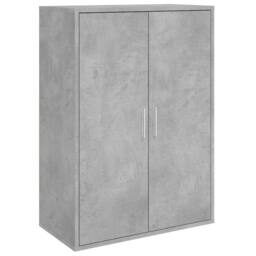 Berkfield Home Sideboards 2 pcs Concrete Grey 60x31x84 cm Engineered Wood - Size: 60 x 31 x 84 cm - thumbnail 4