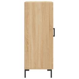 Berkfield Home Sideboard Sonoma Oak 34.5x34x90 cm Engineered Wood in Light Tan - thumbnail 7