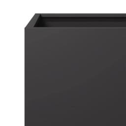 Berkfield Home Durable Garden Planter Black 50x50x50 cm Steel - Size: 50 x 50 x 50 cm - thumbnail 7