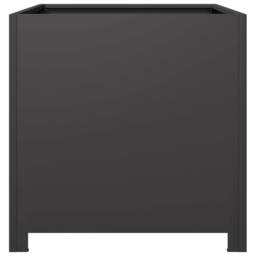 Berkfield Home Durable Garden Planter Black 50x50x50 cm Steel - Size: 50 x 50 x 50 cm - thumbnail 5